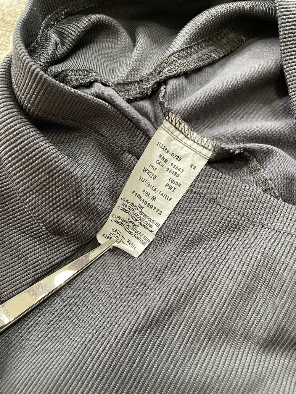 Cherokee Maternity/Comfort Stretch Panel Gray Scrub Pants ~ Sz Medium Medical - Picture 2 of 10